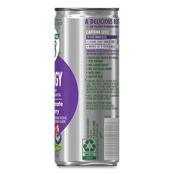 +ENERGY, Pomegranate Blueberry, 8 oz Can, 24/Carton