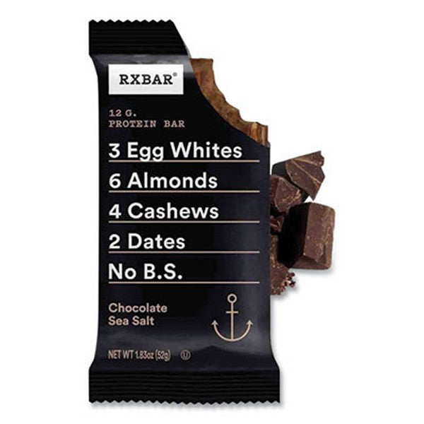 Adult Bars, Chocolate Sea Salt, 1.83 oz Bar, 5 Bars/Box, 2 Boxes/Carton