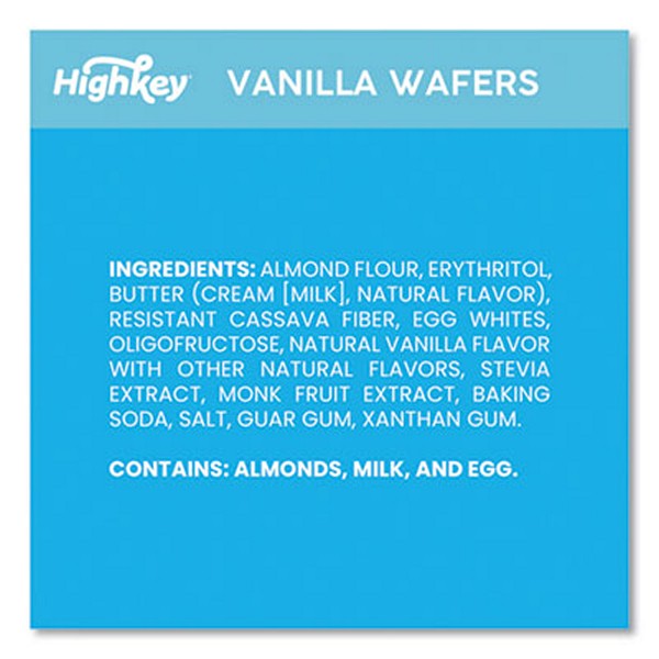 Vanilla Wafer, Vanilla, 2 oz Packet, 6/Carton