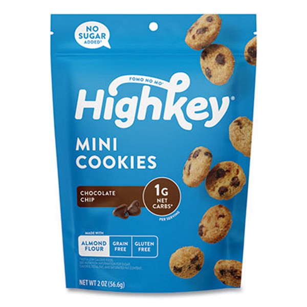 Chocolate Chip Cookies, 2 oz, Bag, 6/Carton