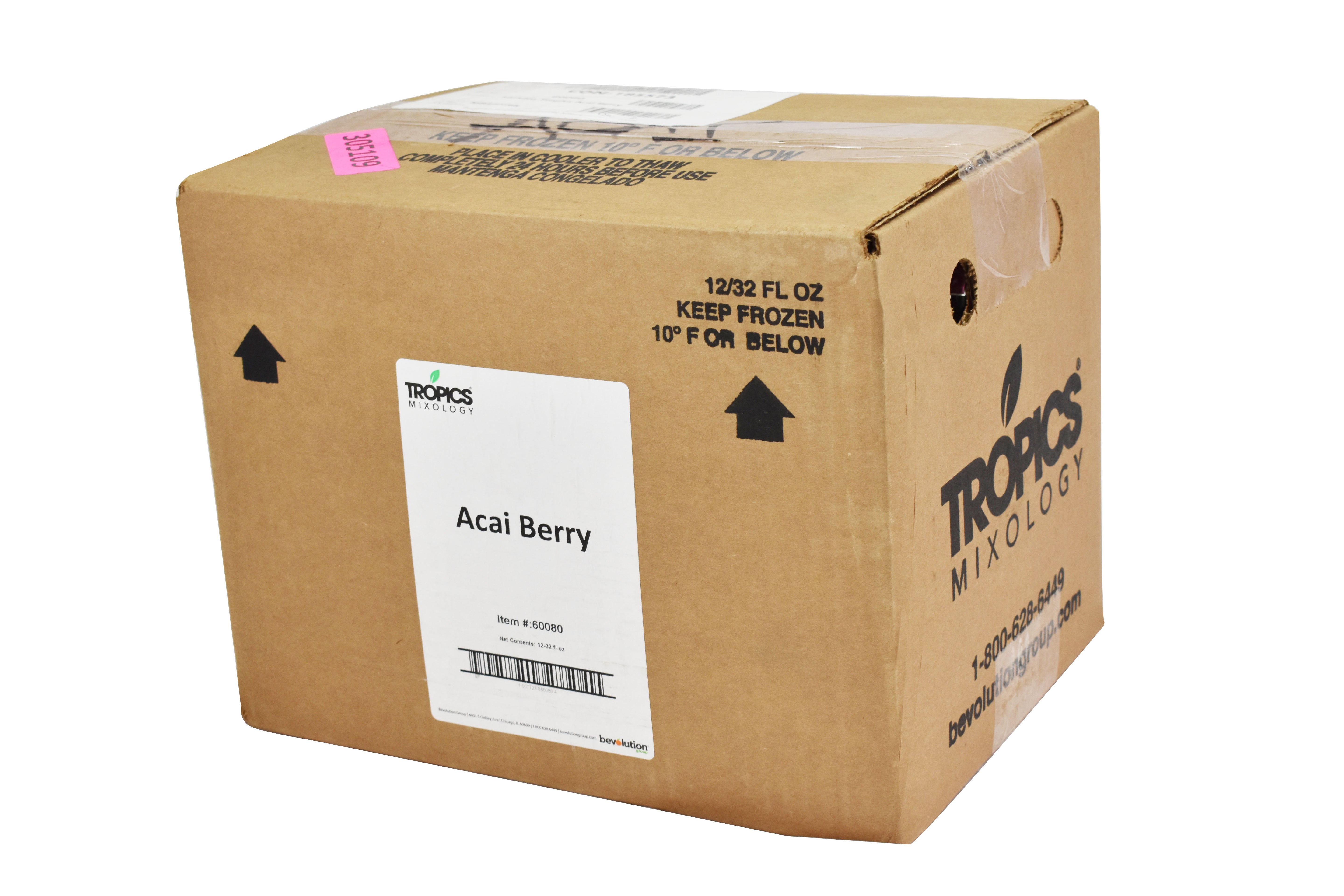 Tropics Wildberry Acai Drink Mix 32 Fluid Ounce - 12 Per Case
