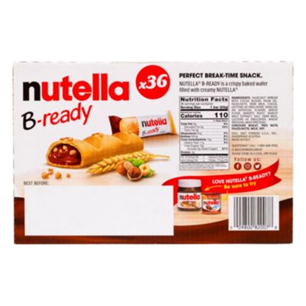 B-Ready, Hazelnut, 0.7 oz Bag, 36/Carton