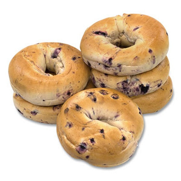 NatinlBnd Fresh Blueberry Bagels, 6/pack