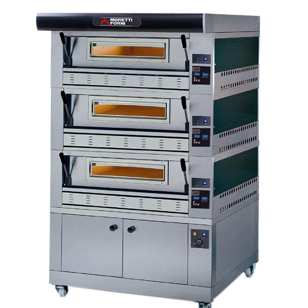 AMPTO, P110G A3X, Pizza Bake Oven, Deck-Type, Gas