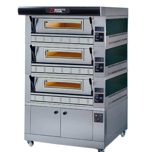 AMPTO, P110G A3X, Pizza Bake Oven, Deck-Type, Gas