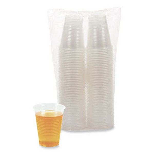 Boardwalk® Translucent Plastic Cold Cups, 10 oz, Polypropylene, 100 Cups/Sleeve, 10 Sleeves/Carton