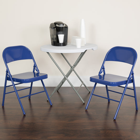 Flash Furniture, 2-HF3-BLUE-GG, Folding Chairs