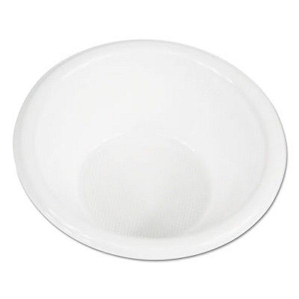 Boardwalk® Hi-Impact Plastic Dinnerware, Bowl, 5 To 6 Oz, White, 1,000/carton