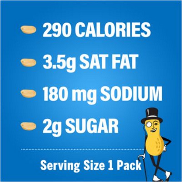 Salted Peanuts, 1.75 oz Pack, 18 Packets/Box, 2 Boxes/Carton