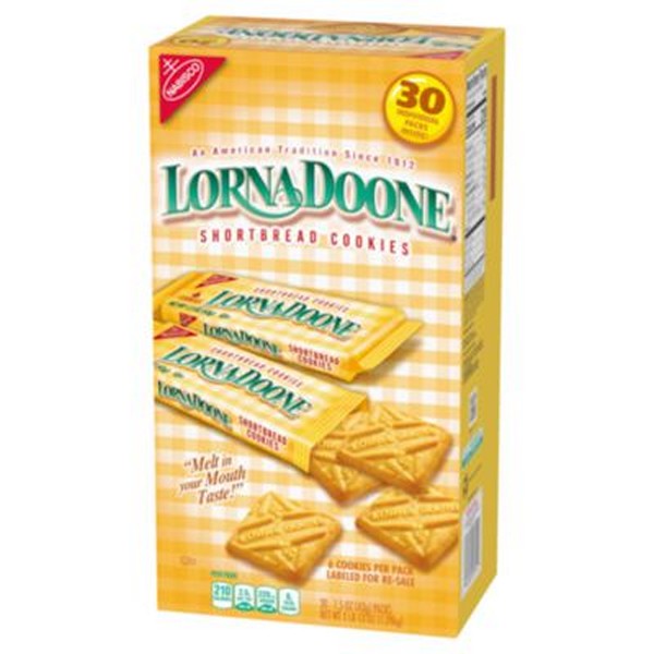 Lorna Doone Shortbread Cookies, 1.5 oz Packet, 30/Box, 2 Boxes/Carton