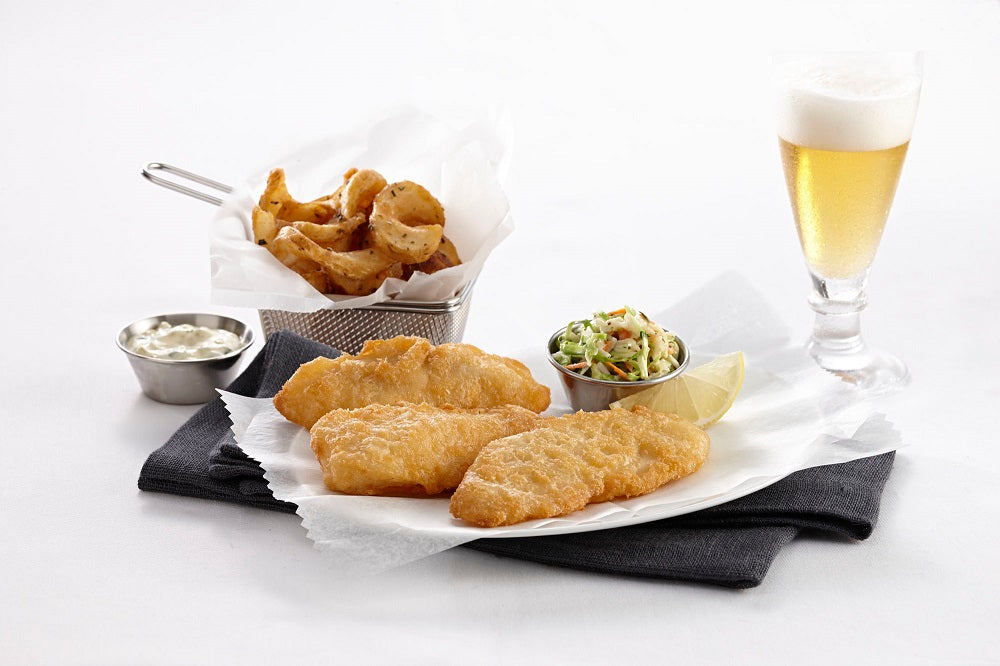 Mrs Friday's Tavern Bat Halibut Fillets 2.5 Pound Each - 4 Per Case