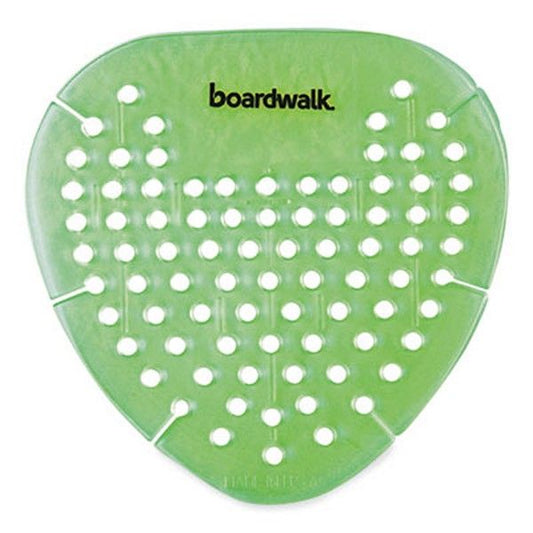 Boardwalk® Gem Urinal Screens, Herbal Mint Scent, Green, 12/box