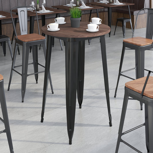 Flash Furniture, CH-51090-40M1-BK-GG, Restaurant Tables