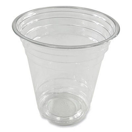 Boardwalk® Boardwalk clear plastic cold cups, squat, 12 oz, pet, 1,000/carton