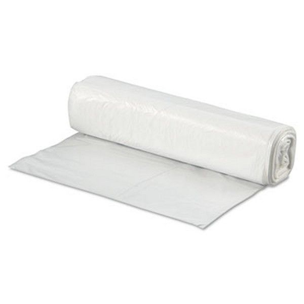 Boardwalk® GenSupply High-Density Can Liners, 33 gal, 9 mic, 33" x 39", Natural, 25 Bags/Roll, 20 Rolls/Carton