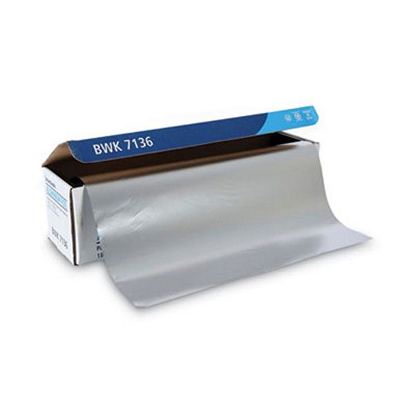 Boardwalk® Heavy-Duty Aluminum Foil Roll, 18" X 1,000 Ft