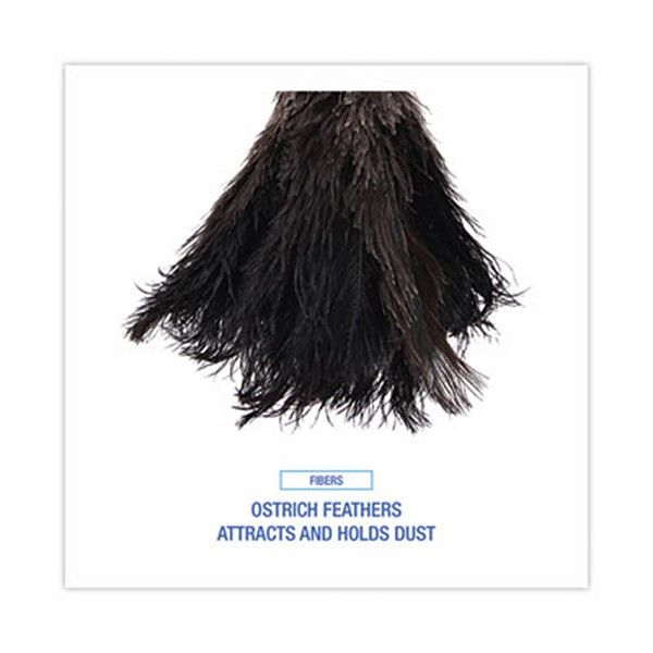 Boardwalk® Professional Ostrich Feather Duster, 10" Handle