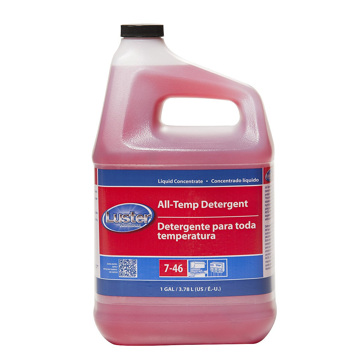 Luster Professional All Temp Detergent Concentrate Closed Loop 7-46 4/1 Gal