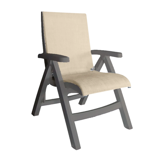 Grosfillex, UT091181, Folding Deck Chair