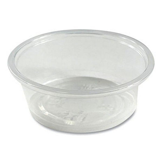 Boardwalk® Boardwalk souffle/portion cups, 1.5 oz, polypropylene, translucent, 2,500/carton