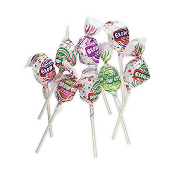 Charms Blow Pops, Assorted Flavors, 4 lb 1 Box, 100/Box