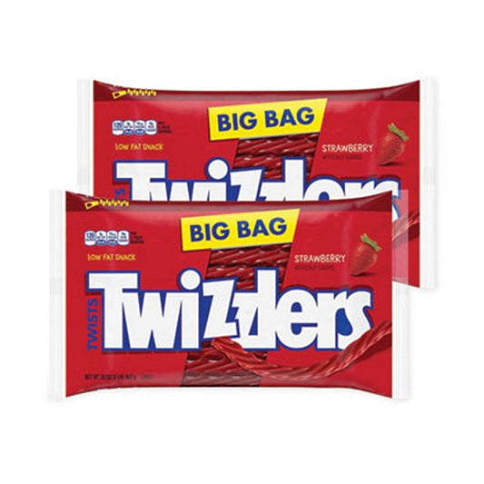 Twizzlers Strawberry Twists, 32 Bag, 2/Pack