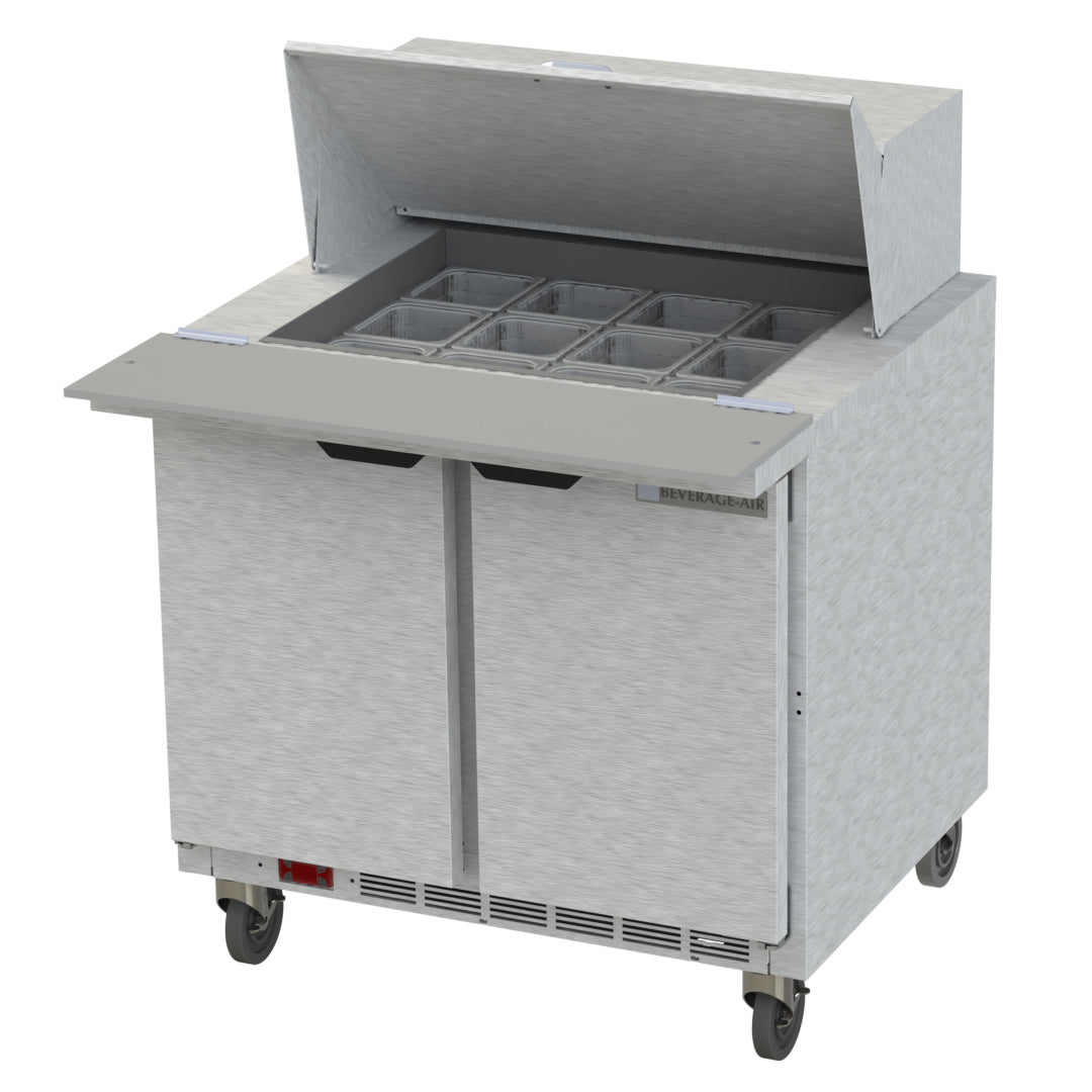 Beverage Air, SPE36HC-12M, Refrigerated Counter, Mega Top Sandwich / Salad Unit