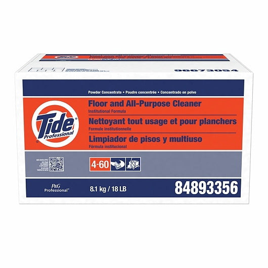 Procter & Gamble Non-foods Tide Professional Floor and All-purpose Cleaner Powder Institutional Formula Concentrate 4-60 1/18 L - 18 Pound - 1 Per Case