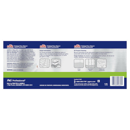 Procter & Gamble Non-foods Mr Clean Professional Finished Floor Cleanerconcentrate 4-00 3/1 Gallon