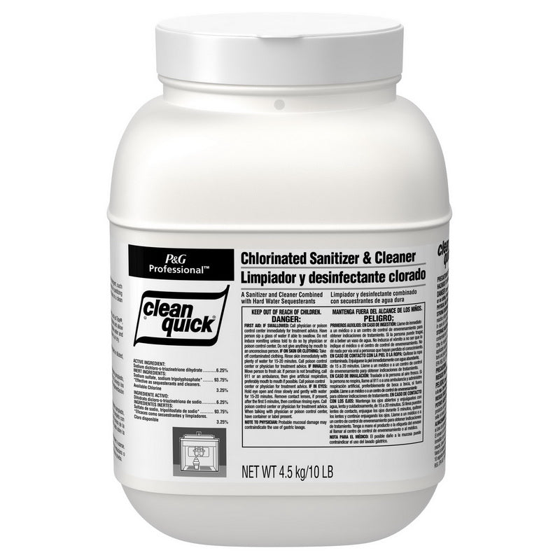 Procter & Gamble Non-foods Clean Quick Professional Chlorine Sanitizer & Cleaner Concentrate Powder 1-55 3/10 Pound