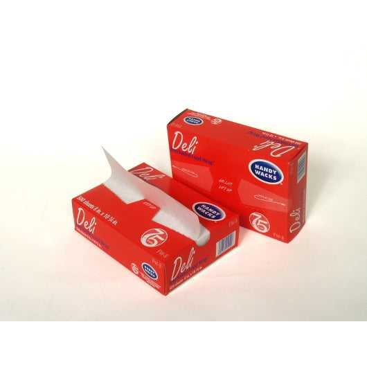 Handy Wacks Corp Handy Wacks 8 Inch X 10.75 Interfolded Food and Deli Wrap 12 - 500 Cnt - 500 Count - 12 Per Case