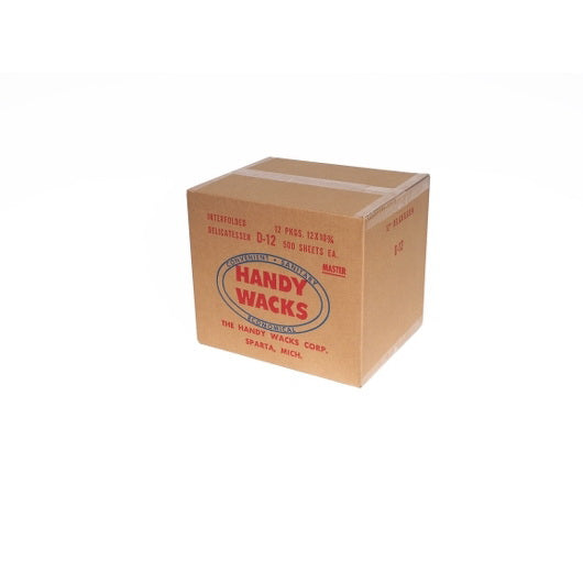 Handy Wacks Corp Handy Wacks 12 Inch X 10.75 Inch Interfoldeddeli Premium Grade Paper 12 - 500 Cnt - 500 Count - 12 Per Case
