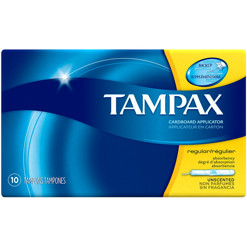 P&g Retail- Health & Beauty Tampax Regular 4 - 12 - 10 Cnt - 10 Count - 48 Per Case
