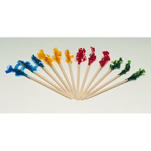 Goldmax Industries Inc Goldmax 2.75 Inch Wooden Regular Frills Pick 10 - 1000 Cnt - 1000 Count - 10 Per Case