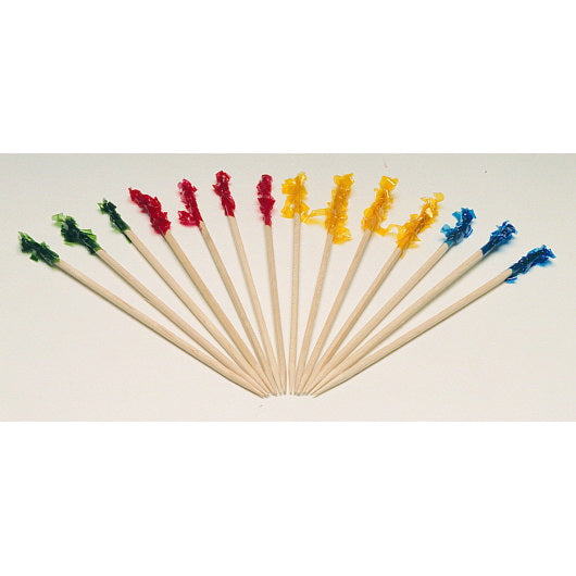 Goldmax Industries Inc Goldmax Pick Wooden Club Frills 10 - 1000 Each - 10 Per Case