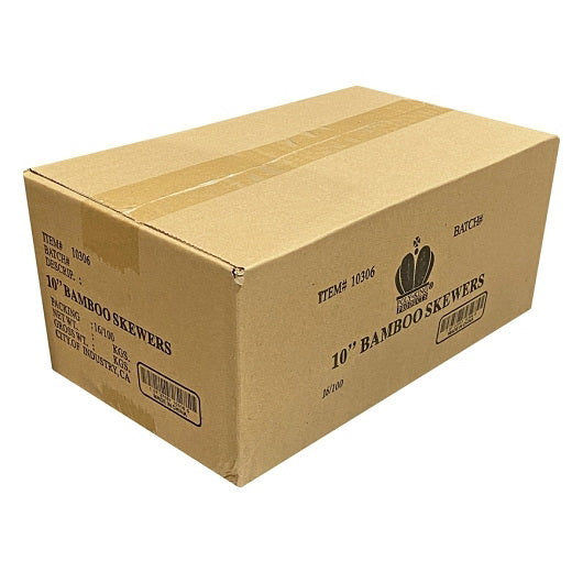 Goldmax Industries Inc Goldmax 10 Inch Bamboo Skewers 12 - 1600 Each - 12 Per Case