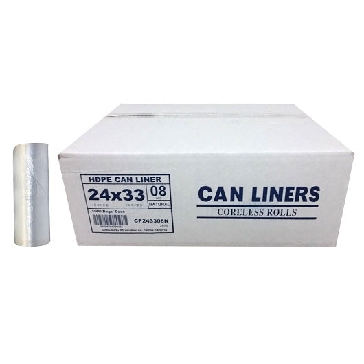 Spectrum Plastics Inc. Spectrum 12-16 Gallon 24 Inch X 33 Inch 8 Micron Narrow Base 50 - 20 Rl