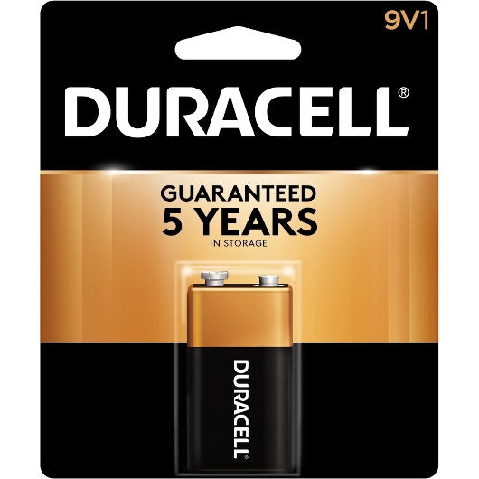 Duracell Alkaline Primary Major Cells 9 V - 1 Count - 48 Per Case