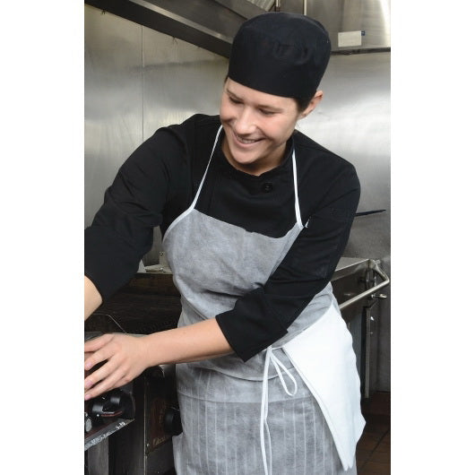Itw Pro Brands/atlantic Mills White Bib Apron Medium Weight 28 X 34 - 1 Per Case