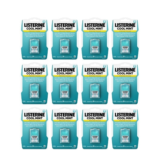 Kenvue Listerine Cool Mint Pocketpaks 6 - 12 - 24 Cnt - 24 Count - 72 Per Case