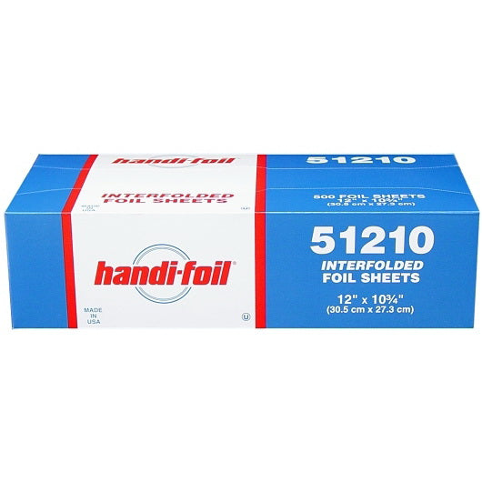 Handi-foil Of America 500 Foil Sheets 12 X 10 - 500 Count - 6 Per Case