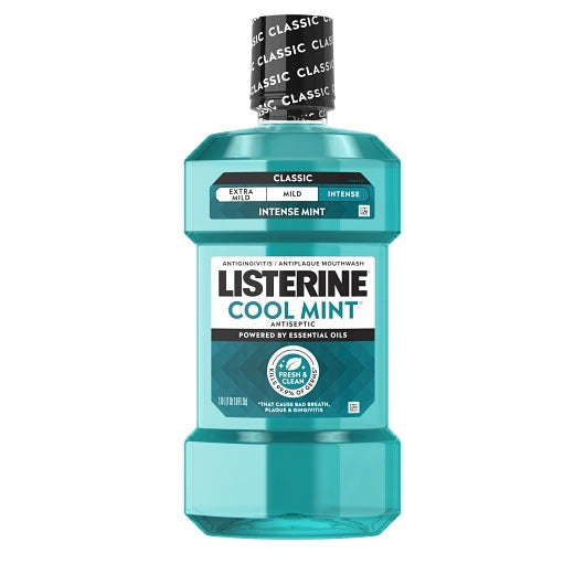 Kenvue Listerine Antiseptic Cool Mint Mouthwash 6 - 33.814 Fo - 33.814 Fluid Ounce - 6 Per Case