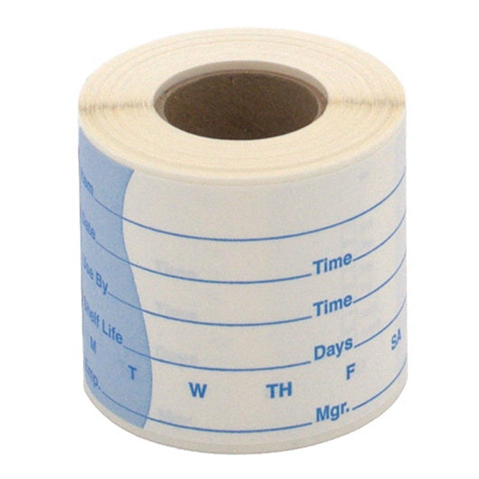 Daymark Food Safety Systems Daymark Dissolvemark-dissolvable Adhesive 2 Inch X 4 Inch Rectangle Shelf Life Label 12 - 125 Cnt - 125 Count - 12 Per Case
