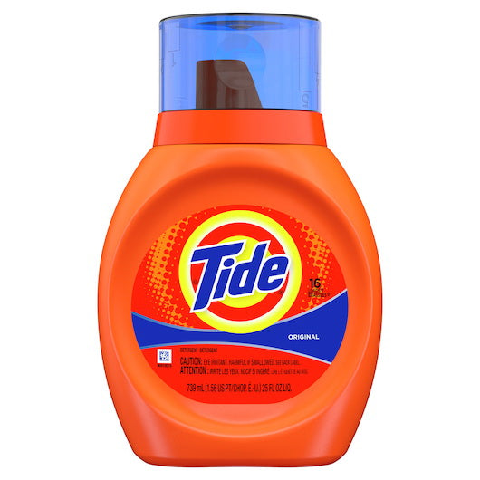 P&g Retail Tide Double Strength Liquid Laundry Detergent 6 - 25 Fo - 25 Fluid Ounce - 6 Per Case