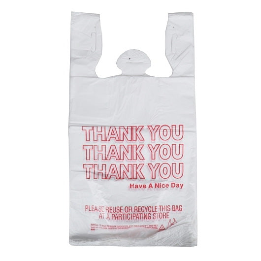 Spectrum Plastics Inc. Spectrum 11.5 Inch X 6.5 Inch X 21 Inch 17 X 13 Microns Thank You T-shirt Bag 1 - 720 Cnt - 720 Count - 1 Per Case