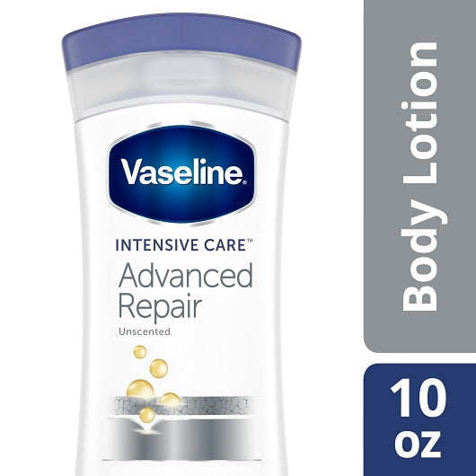 Unilever Retail - Vaseline Skin Care Advanced Repair Unscented 6 295 Ml - 10 Fluid Ounce - 6 Per Case