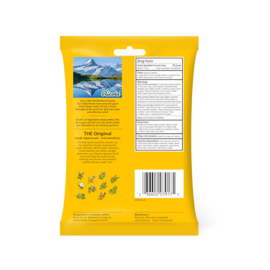 Ricola Original Bag Clip Strips 2 X 12 - 24 Count - 1 Per Case