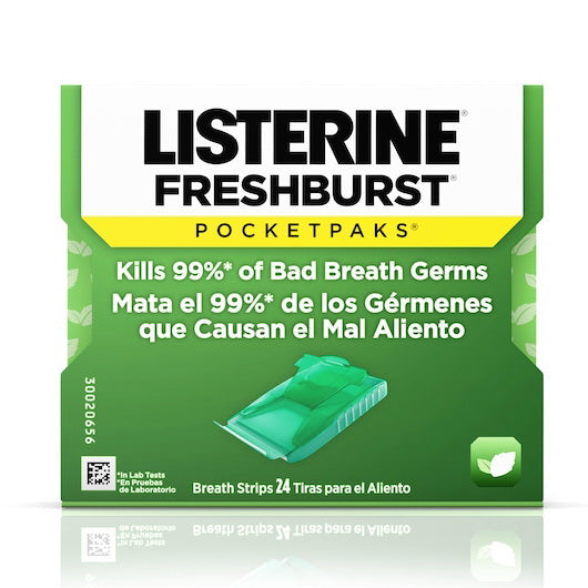 Kenvue Listerine Pocketpaks Freshburst Breath Strips 12 - 12 - 24 Cnt - 24 Count - 144 Per Case