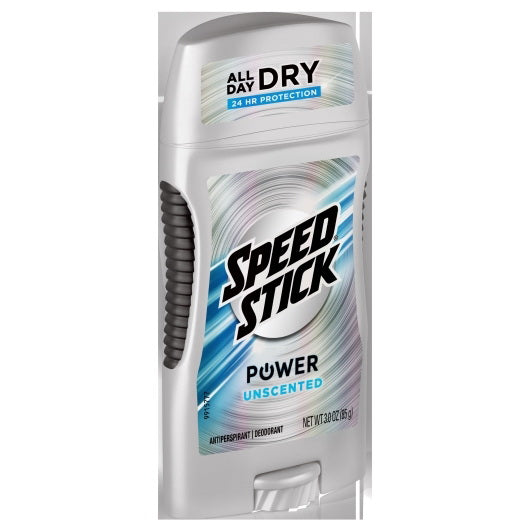 Colgate-palmolive Mennen Men's Speed Stick 24 Hour Power Unscented Anti-perspirant Deodorant Stick 2 - 6 -3 Ounce