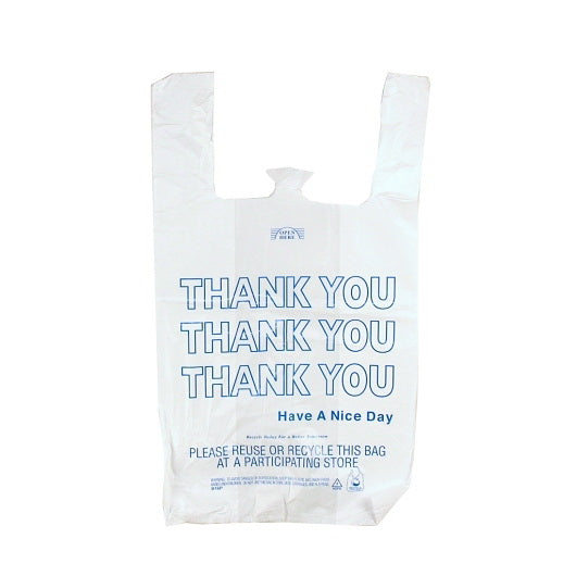 Spectrum Plastics Inc. Spectrum 13 Inch X 8 Inch X 23 Inch 17 Micron Thank You Printed T-shirt Bag 1 - 1000 Cnt - 1000 Count - 1 Per Case